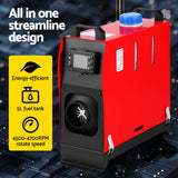 Portable 5KW Diesel Air Heater with LCD Remote Control for Car, RV, and Indoor Use