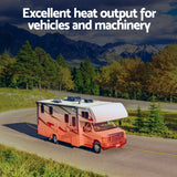 Portable 5KW Diesel Air Heater with LCD Remote Control for Car, RV, and Indoor Use