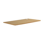 Oikiture Standing Desk Board with Drilled Hole Oak 120x60cm