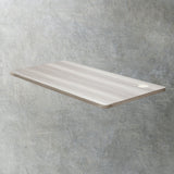 Oikiture Standing Desk Top Adjustable Electric Grey-Oak