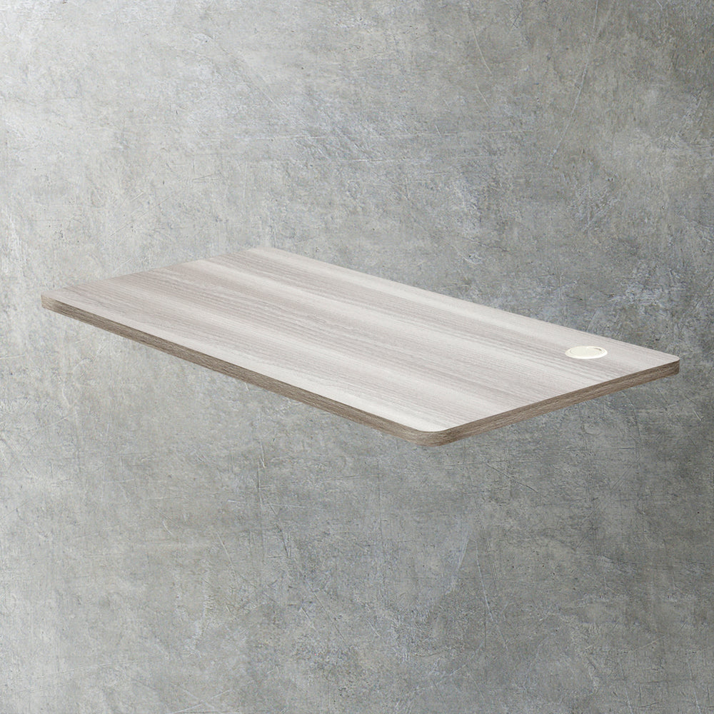 Oikiture Standing Desk Top Adjustable Electric Grey-Oak