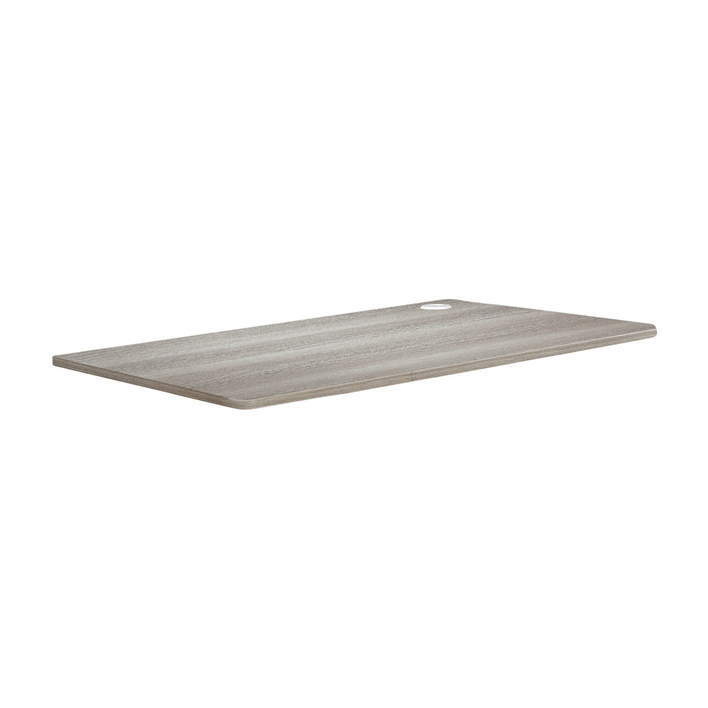 Oikiture Standing Desk Top Adjustable Electric Grey-Oak