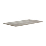 Oikiture Standing Desk Top Adjustable Electric Grey-Oak