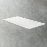 Oikiture Standing Desk Top with Drilled Hole White 140x70cm