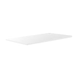 Oikiture Standing Desk Top with Drilled Hole White 140x70cm