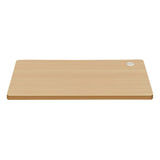 Oikiture Standing Desk Top with Drilled Hole OAK 150x75cm