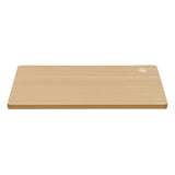 Oikiture Standing Desk Top with Drilled Hole OAK 150x75cm