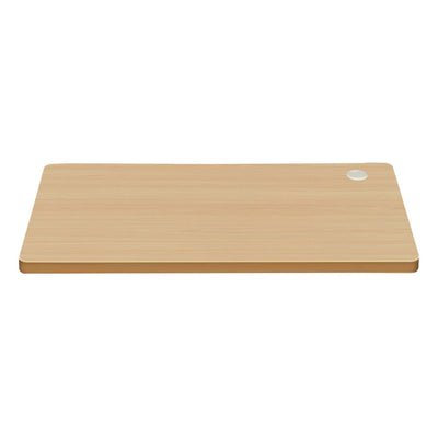 Oikiture Standing Desk Top with Drilled Hole OAK 150x75cm