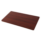 Artiss Standing Desk Top Walnut 120CM - Close-Up Angle