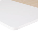 Artiss Standing Desk Top Whtie Pine 120CM - Side View