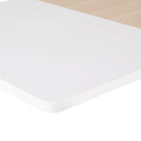 Artiss Standing Desk Top Whtie Pine 120CM - Side View