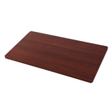 Artiss Standing Desk Top Walnut 140CM - Close-Up Angle