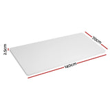 Artiss Standing Desk Top White 140CM - Front View