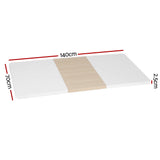 Artiss Standing Desk Top Whtie Pine 140CM - Front View