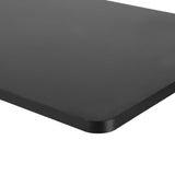 Artiss Standing Desk Top L-shape Black 160CM - Side View