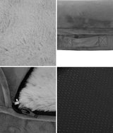Alopet Orthopedic Dog Bed Memory Foam Removable Cover Large - Extra Image