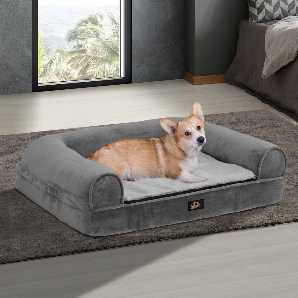 Alopet Dog Bed Orthopedic Memory Foam Washable Cushion X Large
