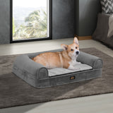 Alopet Dog Bed Memory Foam Orthopedic Removable Cushion - Low Angle