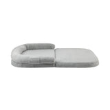 Alopet Foldable Calming Dog Bed Removable Washable Grey