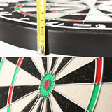 Premium 18 Steel Dartboard with Heavy-Duty Darts for Competitive Play - Side View