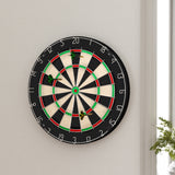 Premium 18 Steel Dartboard with Heavy-Duty Darts for Competitive Play - Close-Up Angle