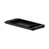 Oikiture Under Desk Drawer Pull-Out Drawer Sliding Tray Black - Close-Up Angle