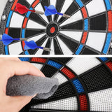 13.5 Dartboard Dart Board with Soft Tip Darts Electronic Scorer 32 Games - Top-Down View