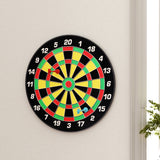 Magnetic 16-Inch Dartboard Set with Safe Darts - Ideal Kids Gift and Family Fun - 45-Degree Angle