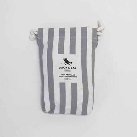 Dock & Bay: Poncho Mini Cabana Collection -  Goa Grey Xs-1954802486414020610