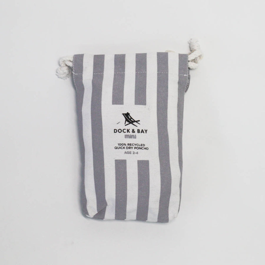 Dock & Bay: Poncho Mini Cabana Collection -  Goa Grey Xs-2006732712509050882