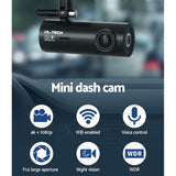 UL-tech Dash Camera 4K Hidden Front Rear WiFi - Top-Down View