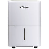Dimplex Portable 12L Dehumidifier with Air Purifier in Black and White - Side View