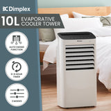 Dimplex 10L Evaporative Cooler DCEVP10 - Low Angle