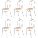 Oikiture 2x Dining Chairs Sherpa White and Golden - 45-Degree Angle
