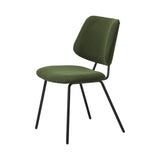 Oikiture 2x Dining Chair Vintage Retro Polyester Green - Extra Image