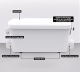 PROTEGE 2 Inlet Grey Water Pump for Bathroom Fixtures, Shower, Basin, Bath