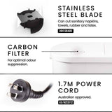 PROTEGE 4 Inlet Commercial Macerator Pump for P-Trap Toilet