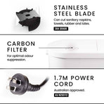 PROTEGE 4 Inlet Commercial Macerator Pump for P-Trap Toilet