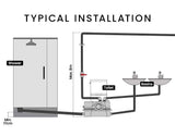PROTEGE 4 Inlet Commercial Macerator Pump for P-Trap Toilet