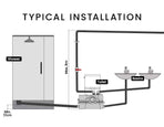 PROTEGE 4 Inlet Commercial Macerator Pump for P-Trap Toilet