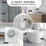 PROTEGE 4 Inlet Commercial Macerator Pump for P-Trap Toilet - Front View