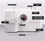 PROTEGE 4 Inlet Commercial Macerator Pump for P-Trap Toilet