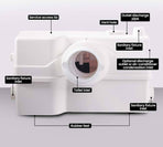 PROTEGE 4 Inlet Commercial Macerator Pump for P-Trap Toilet