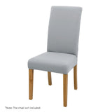 Stretchable Grey Slipcovers for Dining Chairs - Set of 4 by Artiss Ideal for Weddings and Banquets