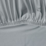 Stretchable Grey Slipcovers for Dining Chairs - Set of 4 by Artiss, Ideal for Weddings and Banquets - Top-Down View