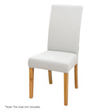 Artiss White Spandex Stretch Dining Chair Slipcovers - Set of 4 for Banquets and Weddings