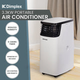 Dimplex 3.3kW Portable Air Conditioner Refurbished - Extra Image