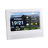 Artiss 7" Smart Digital Clock Calendar HD IPS Touchscreen Weather Photo Frame