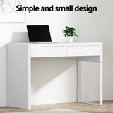 Artiss Computer Desk Drawer White - Top-Down View