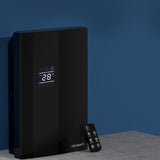 Devanti 2-in-1 Dehumidifier and Air Purifier - 2L Capacity, Black - Low Angle